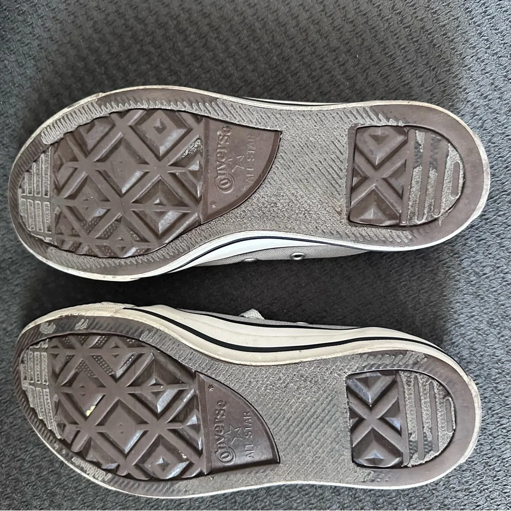 Converse Gray Chuck Taylor All-Star Sneakers 6 - Picture 7 of 8